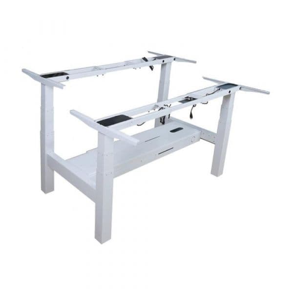 Secretária Elétrica Equip 650830 Cinzenta Ergonómica Altura Regulável 4 Pernas