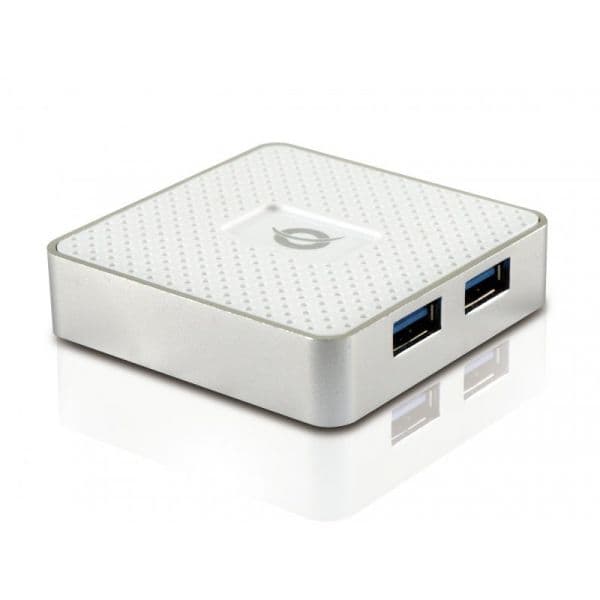 Conceptronic HUB 3 Portas USB3.0 White - HUBBIES03W