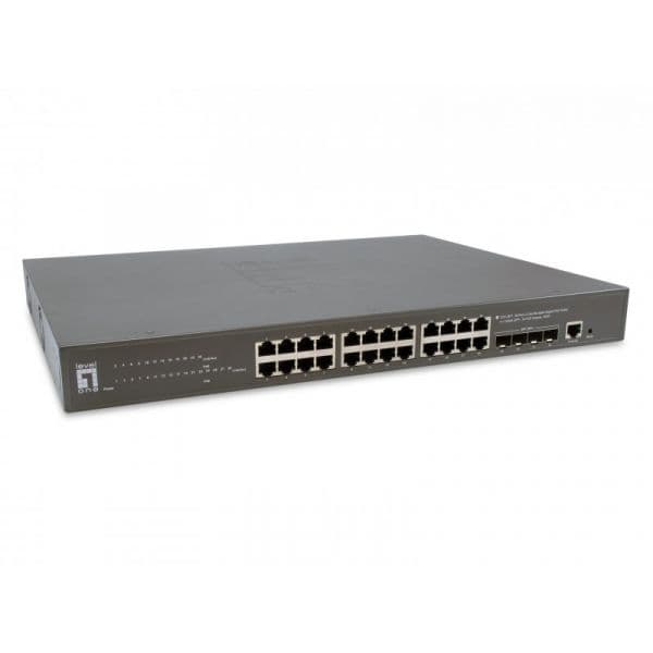 Level Switch One Level One Switch L3 28P 24xGB Poe 4x10GbE Sfp+ - GTP-2871
