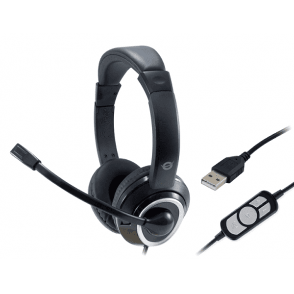 Conceptronic Polona Headset USB Black