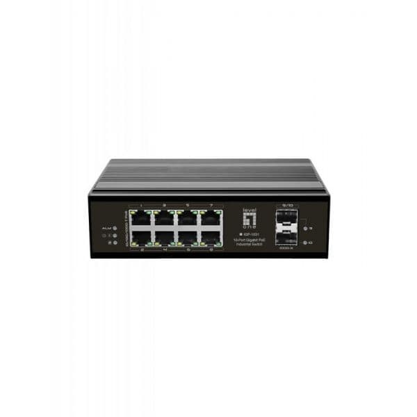 Level Switch One Level One Switch 10-PORT Gigabit Poe Industrial Din-rail -40°C To 75°C - IGP-1031