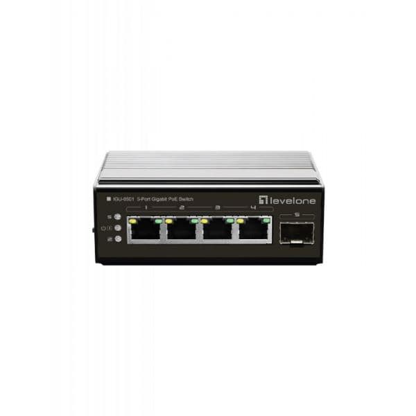 Level Switch One Level One Switch 5-PORT Gigabit Poe Switch Din-rail -30°C To 65°C - IGU-0501