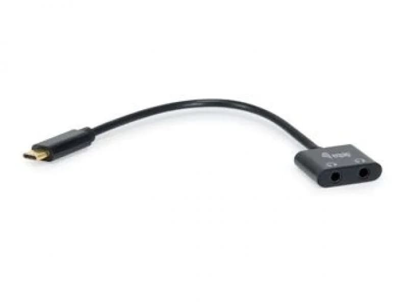 ADAPTADOR USB-C TO 2X3.5MM AUDIO DAC ADAPTER. 15CM