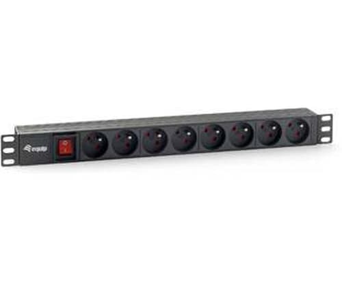 FONTE DE ALIMENTAÇÃO EM RACK 19" 1U 8 SOQUETES COM INTERRUPTOR