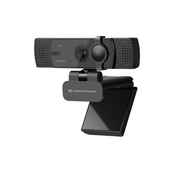 Conceptronic Webcam AMDIS07B 4K com Duplo Microfone