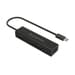 Conceptronic HUBBIES07B Hub 4x USB 3.0 Aluminio Preto