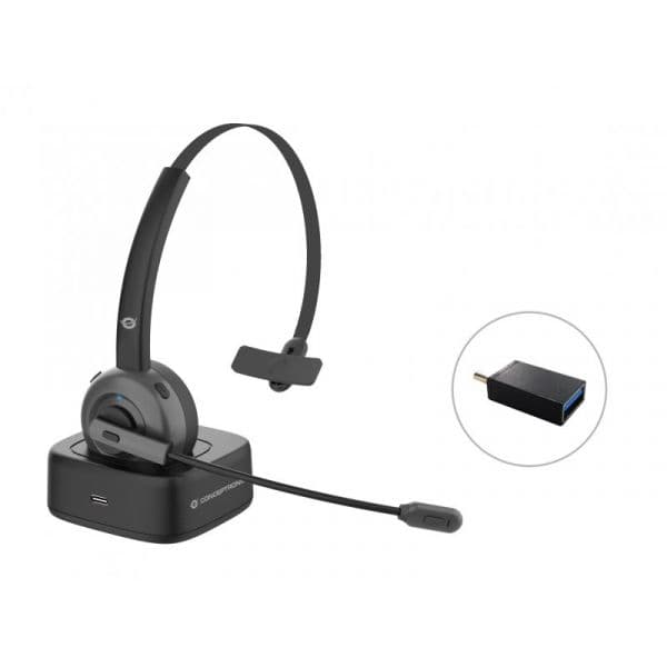 Conceptronic Polona 03BD Headset Sem Fios Bluetooth com Estação de Carga