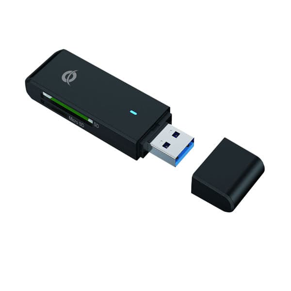 Conceptronic BIAN02B Leitor de Cartões SD USB 3.0 Preto