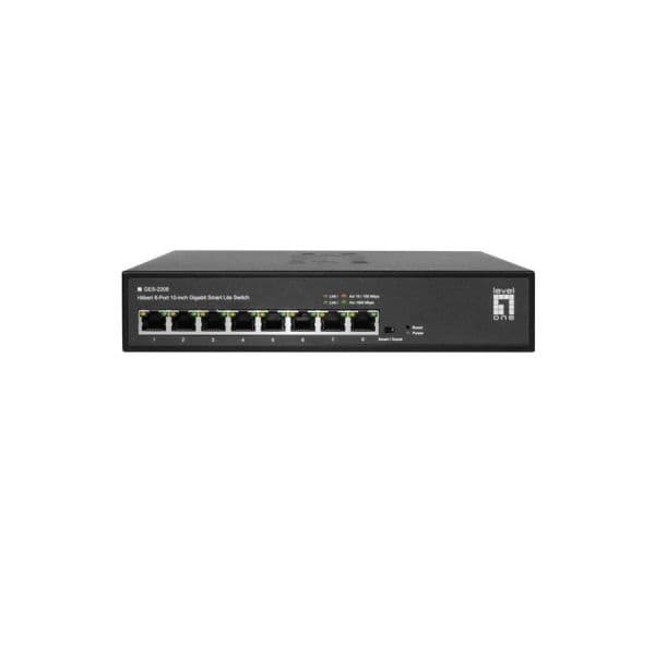 LEVEL ONE SWITCH 8 PORTAS GIGA LITE SMART 4015867229972