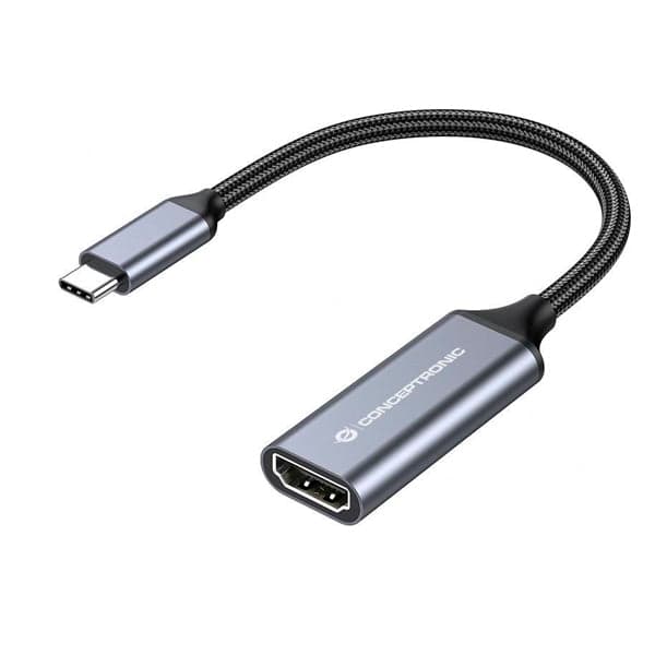 Conceptronic ABBY09G adaptador gráfico USB 4096 x 2160 pixels Cinzento