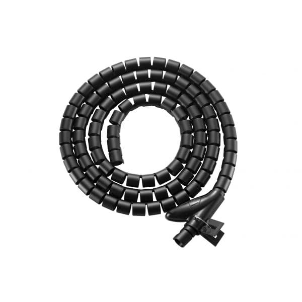 Equip Organizador de Cabos Espiral 650868 com Clip 2.5 Metros Preto