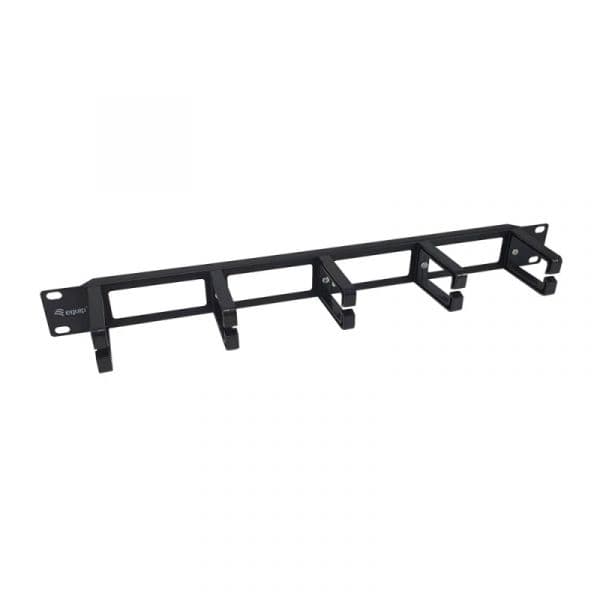 EQUIP Painel de Gerenciamento de Cabos para Montagem em Rack 19" Preto