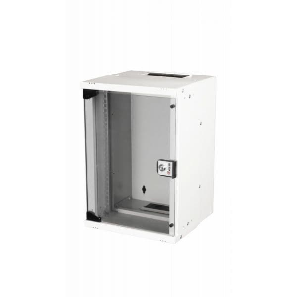 Equip Armário Bastidor Mural 10" 9U 300x300mm Cinzento Claro