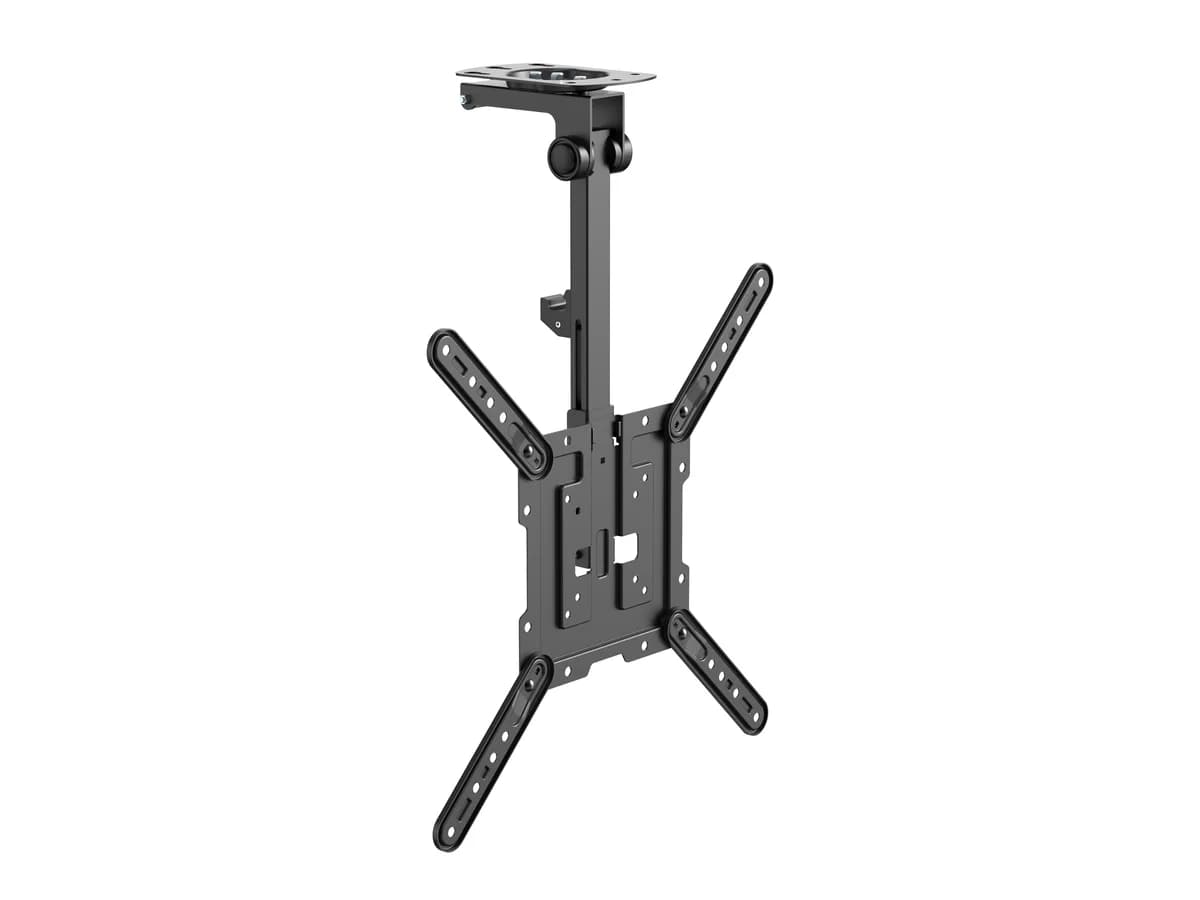 Equip Suporte Teto Extensível p/ Ecrã 23"/55" Inclinável/Giratório Preto