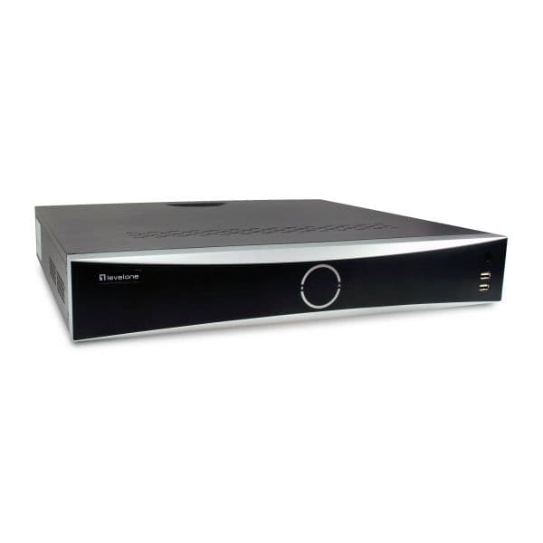 LevelOne Gravador de Vídeo em Rede GEMINI NVR-0411 32 Canais PoE 16 Portas 4 Baias