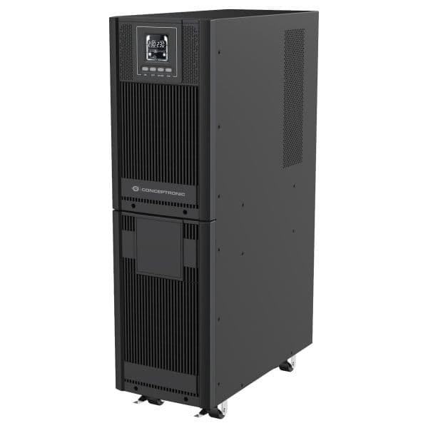 UPS Sai Conceptronic 6000VA Bateria de dupla conversão 7Ah 4h Recarga Alarme USB RS232
