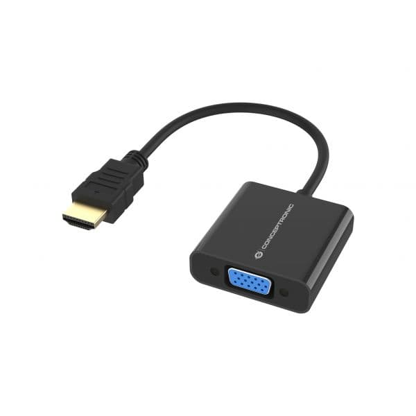 Conceptronic Adaptador HDMI para VGA 0,25m Preto