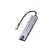 Conceptronic Docking Station DONN29G USB-C 6-em-1 HDMI 4K 2x USB-A 3.1 2x USB-C PD140W Gigabit Ethernet