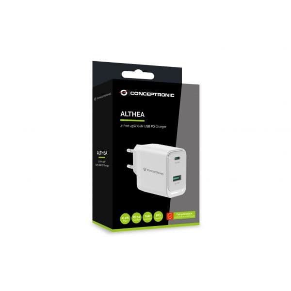 Conceptronic Carregador ALTHEA20W45 45W White