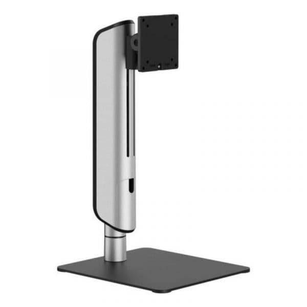 Equip Suporte para monitor de secretária em alumínio 650129 com regulação de inclinação e altura, 18 kg, prateado