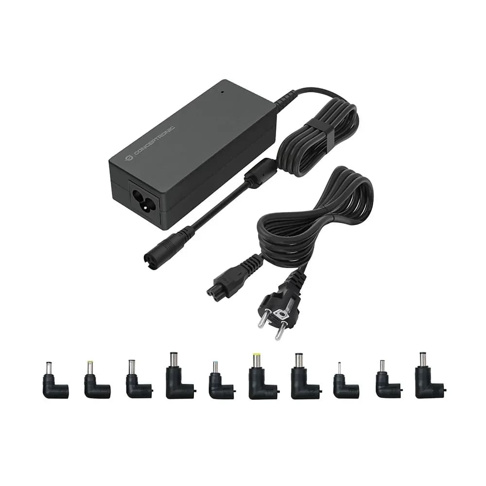Conceptronic OZUL08B10 Carregador Universal para Portátil 90W Automático 15V-20V Preto