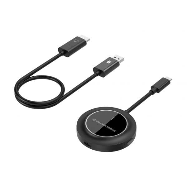 Conceptronic Transmissor USB-C para HDMI Wireless 5GHz 30m 1080P 60Hz