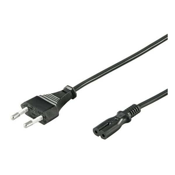 Equip 112160 cabo de energia Preto 1,8 m Acoplador C7 CEE7/16