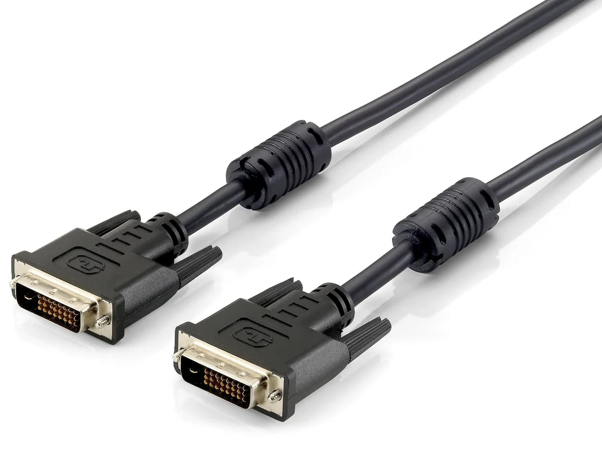 Cabo EQUIP DVI-D Dual Link 1,8m 2x24+1, M/M, preto - 118932