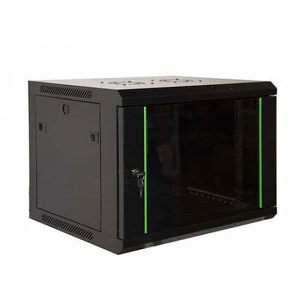 Digitus 12u Wall Mounting Cabinet 638x600x450 mm, Black (ral 9005) - DN-19 12-U-EC-SW