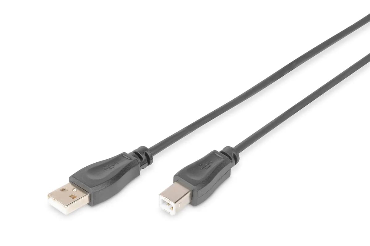 Digitus Cable De Conexión Usb Tipo A-B 1.8m Conform Negro