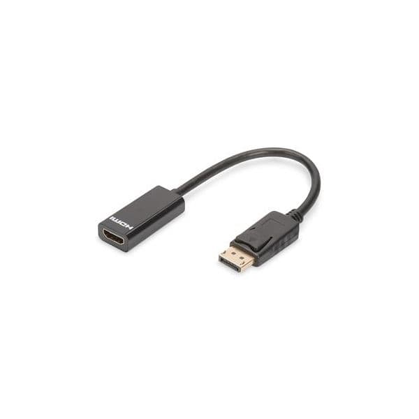 Digitus Cabo Adaptador Dp - Hdmi Type a M/f 0.15MW/INTERLOCK Dp 1.1A - DB-340400-001-S