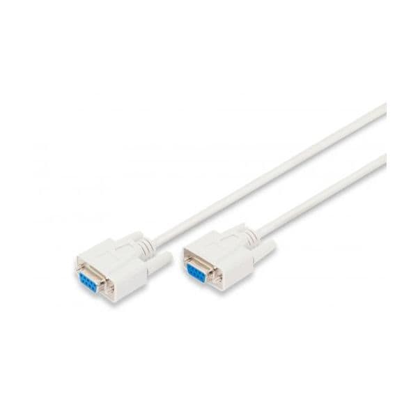 Digitus Datatransfer Connection Cable, D-Sub9 F/f, 2.0m, Serial, Molded, Be - AK-610106-020-E