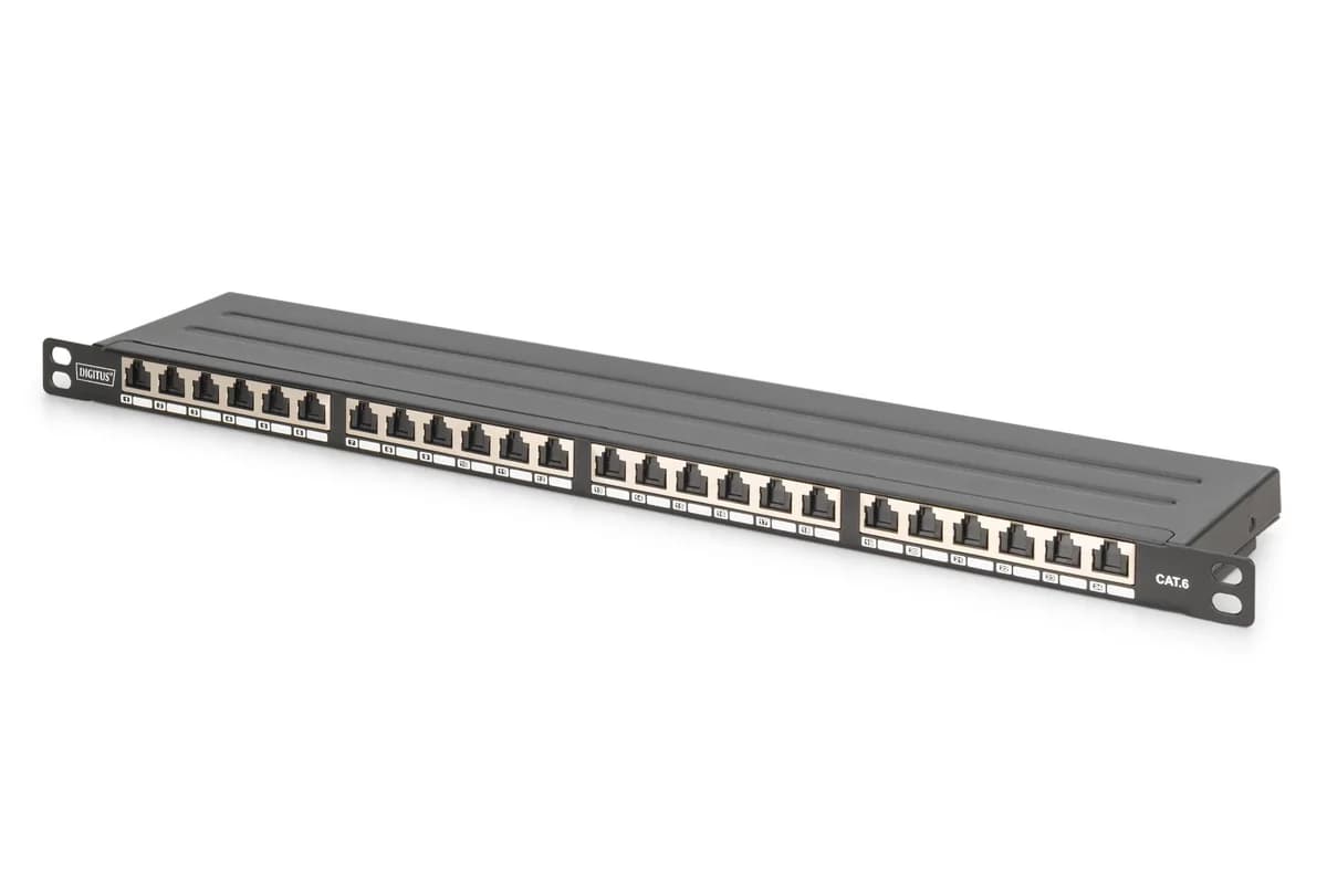 Digitus Painel de Ligação 24 Portas Cat6 Classe E Blindado