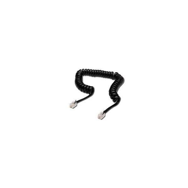 Digitus Uae Connection Cable, RJ10 m/m, 4.0m, Cu, 4x7x0,12mm, Flat, Helic, Bl - AK-460101-040-S