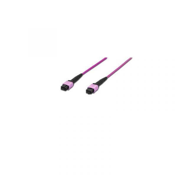 Digitus Fiber Optic Patchcord, Mpo To Mpo, Female Om4, Multimode 50/125 u, 5m, Method a Jacket. Violet,housing. Violet - Dk-2566-05/4