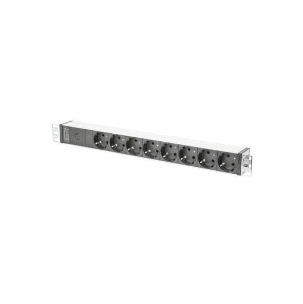Digitus Regua de Alimentacao 8XSCHUKO 16A 400 Red - DN-95410-R