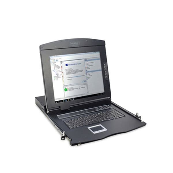 Digitus 17´´ Tft Consola 1 Port Kvm Es Teclado Black - DS-72210-1GE