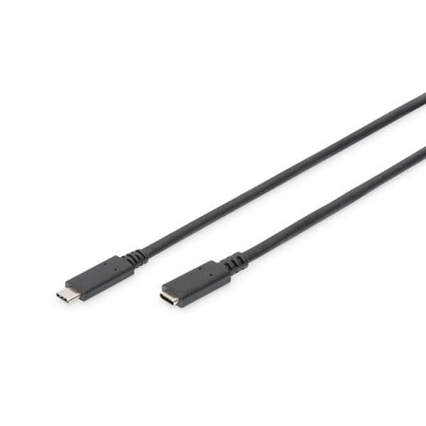 Digitus Cabo usb Type-c Extension Cable, Type C M/f, 1.5m, 3A, 480MB, Version 2.0, Bl - AK-300210-015-S