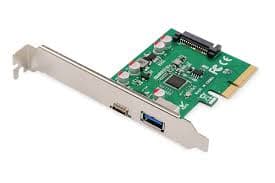 Digitus Placa PCIe USB Type-C + USB-A - DS-30225
