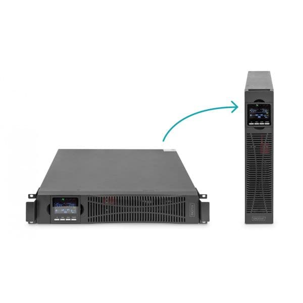 UPS Digitus DN-170094 1500VA 1500W Online Dupla Conversão Rack/Torre LCD