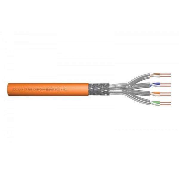 Digitus DK-1743-VH-05 Cabo de Rede CAT 7 S-FTP 1200 MHz Dca AWG 23/1 50m Orange