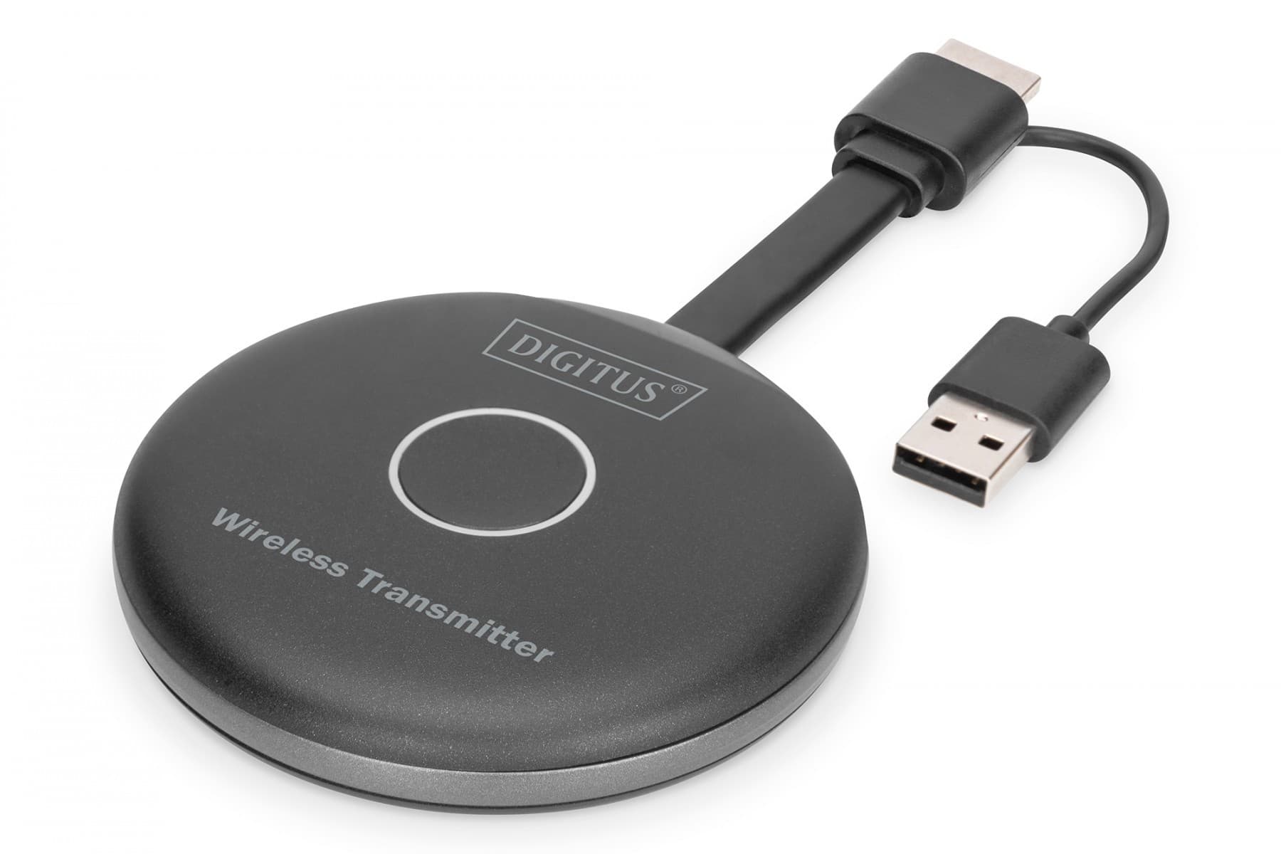 Digitus DS-55322 Extensão AV Transmissor AV Wireless HDMI para Click & Present Pro Preto, Cinzento