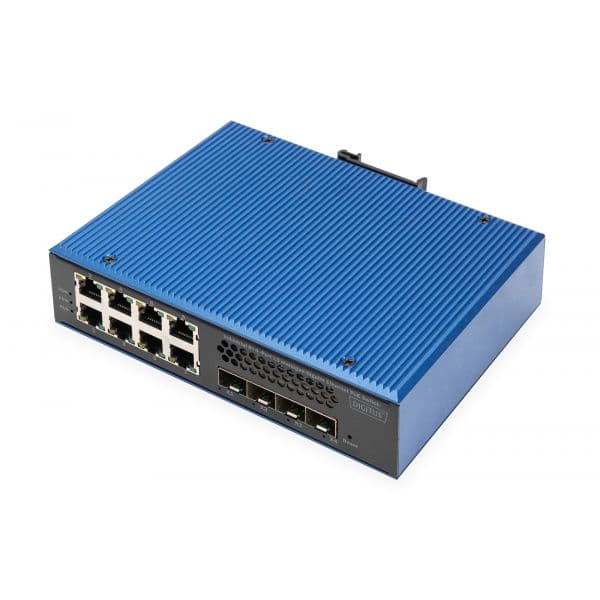 Digitus Switch Gerido L3 Gigabit PoE 8 Portas + 4 Uplink 10G DN-651161