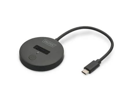 Digitus DA-71547 Estação de Docagem M.2 NVMe/SATA USB-C 3.2 Gen2 10Gbps Black