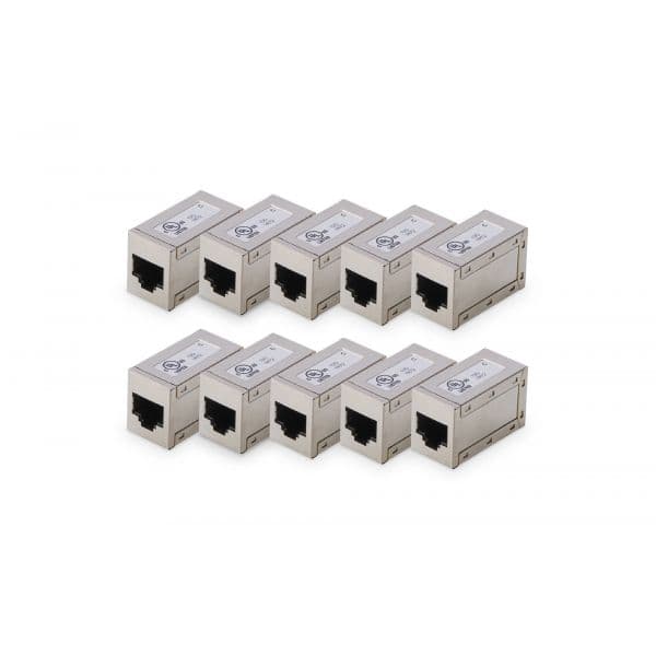 Digitus Acoplador Modular CAT 6 Blindado, 10 Peças AT-AG-8-8-C6S-10