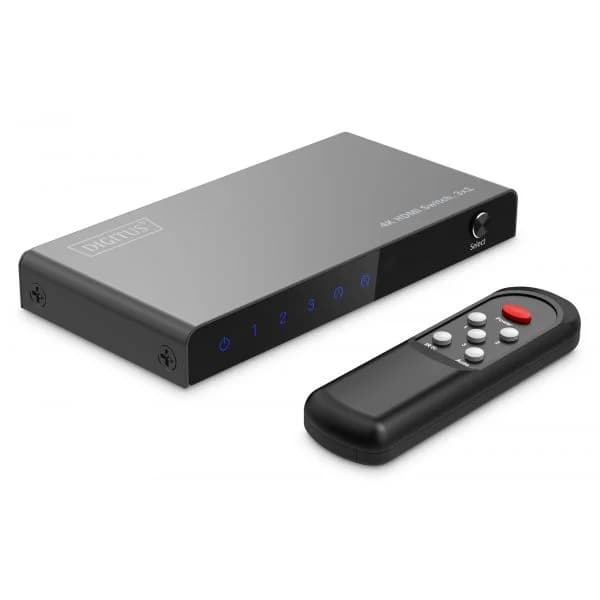 Digitus DS-55331 Interruptor HDMI 3x1 4K/60Hz HDR HDCP 2.2