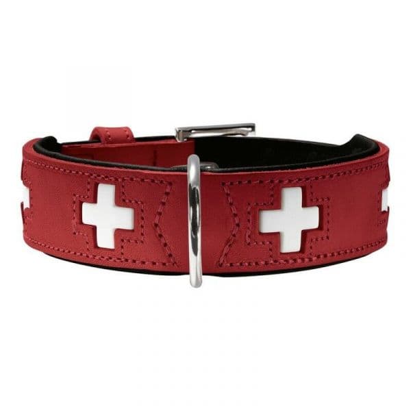 Hunter Coleira Swiss Vermelho/preto (30-34.5 cm)