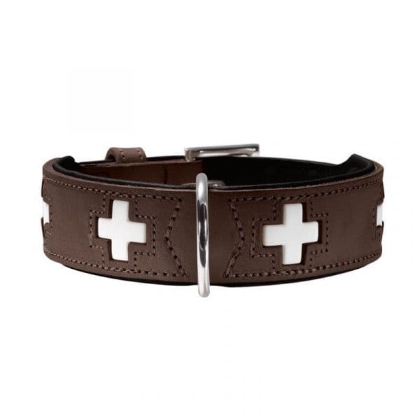 Hunter Coleira Swiss Negro, Marrón (41-49 cm)