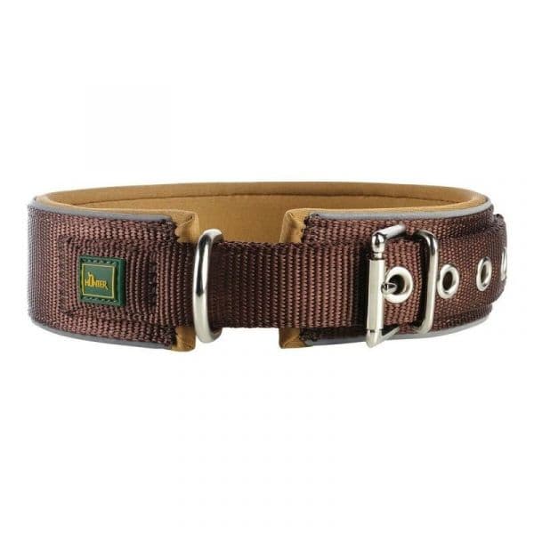 Hunter Coleira Neoprene Reflect Castanho (39-46 cm)
