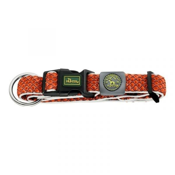 Hunter Coleira Plus Fio Laranja Orange Tamanho Xs (45-70 cm)